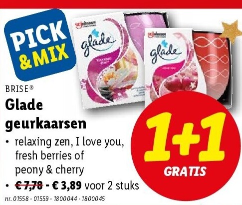 Glade geurkaarsen