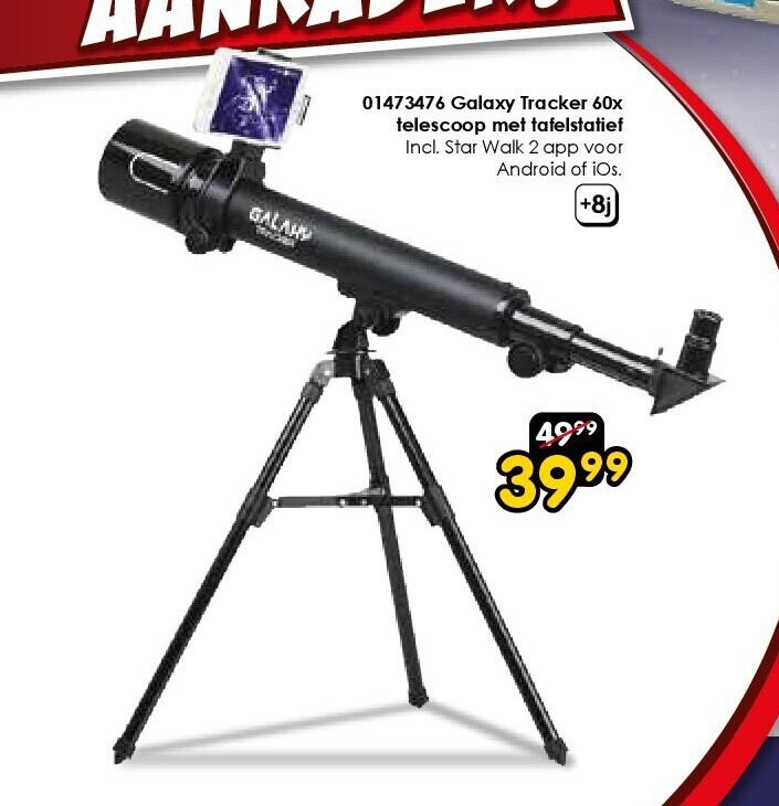 01473476 Galaxy Tracker 60x telescoop met tafelstatief