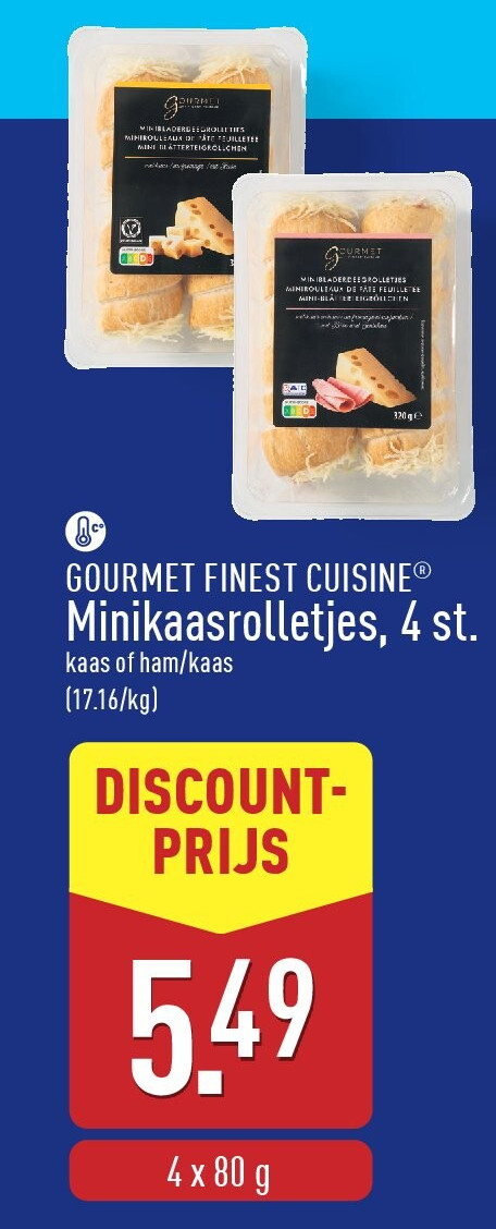 Minikaasrolletjes, 4 st.