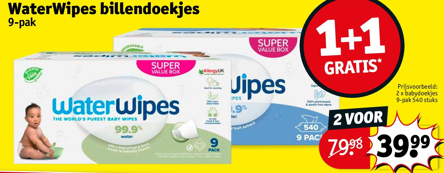 WaterWipes billendoekjes