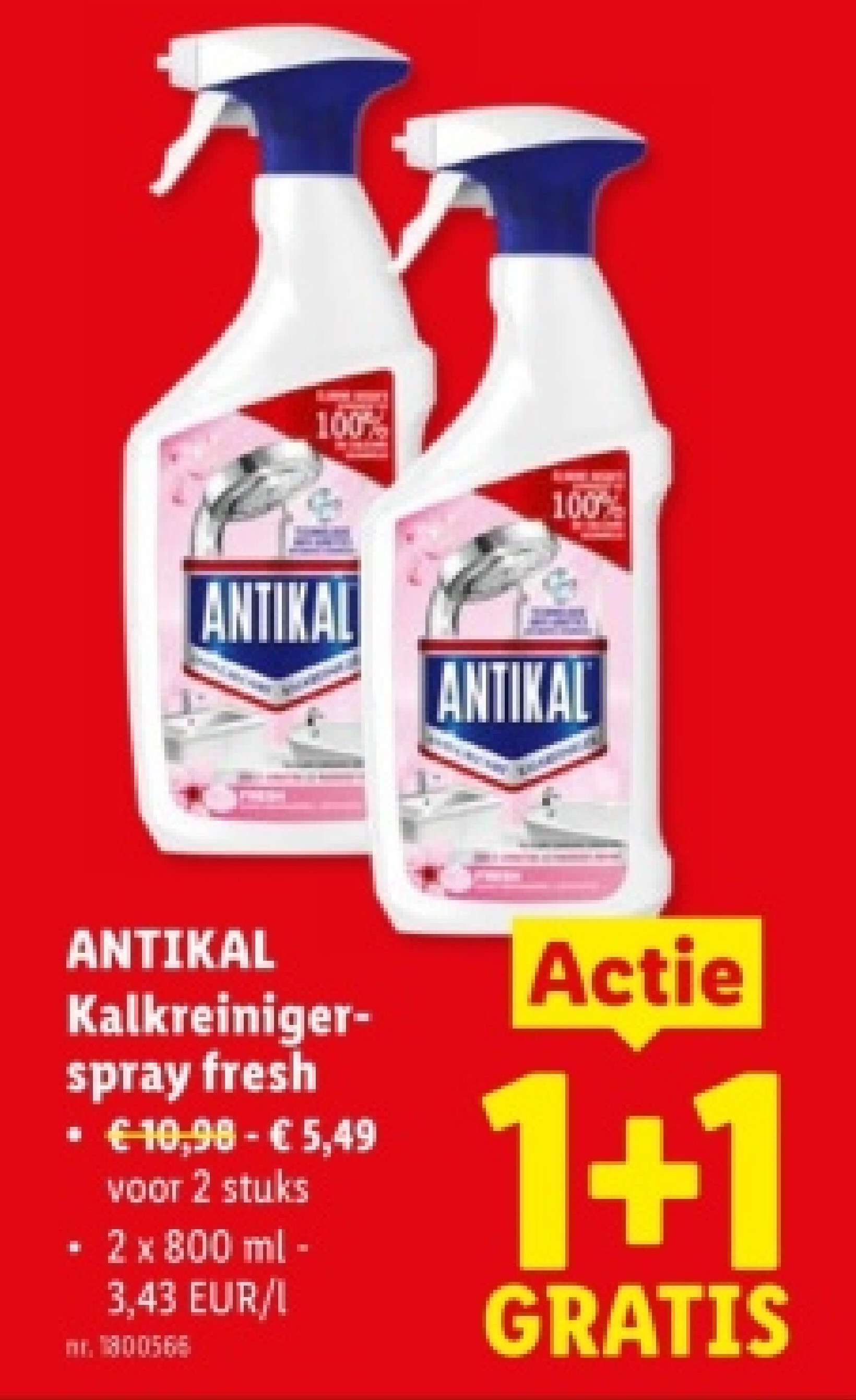Kalkreinigerspray fresh
