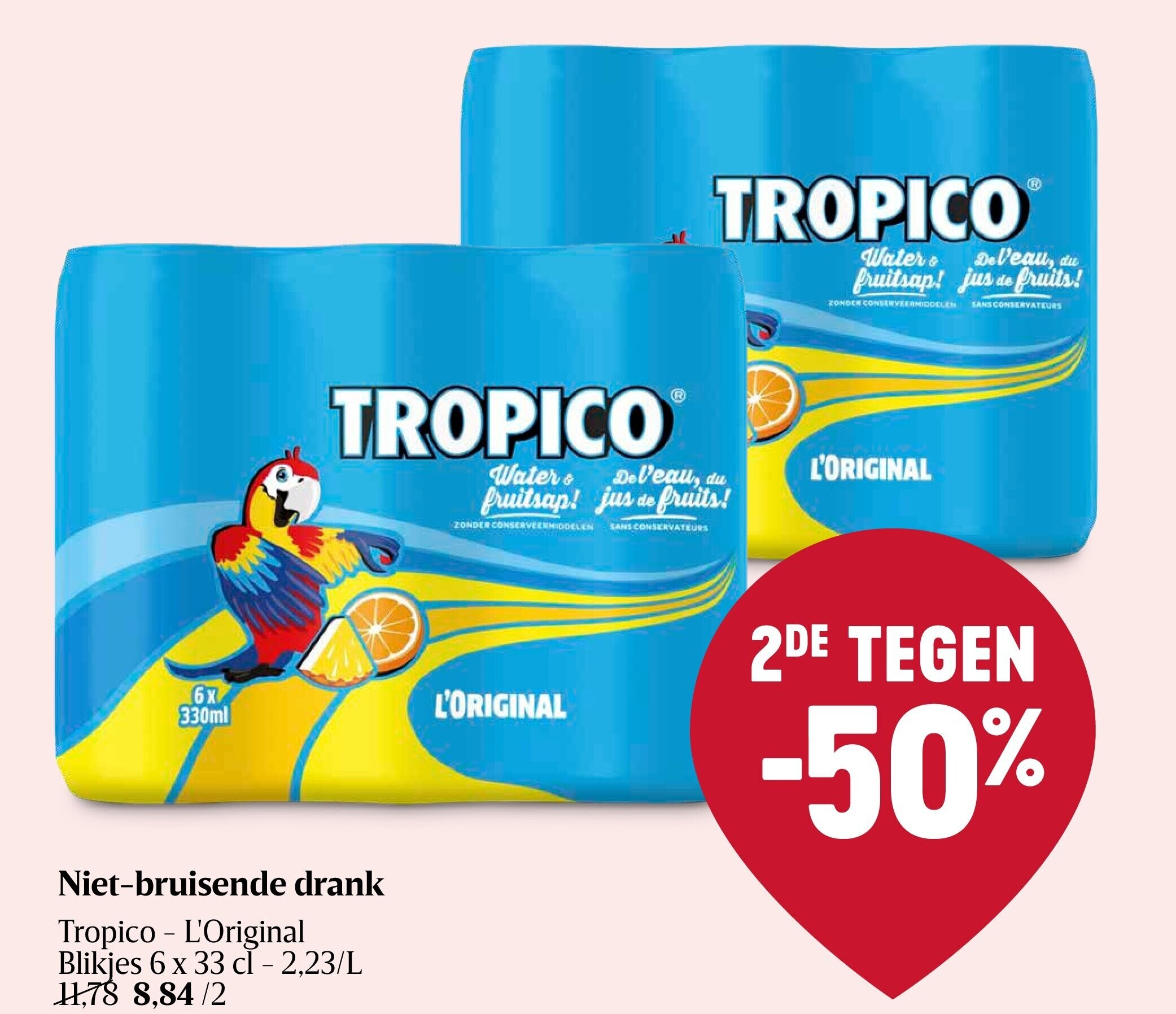 Niet-bruisende drank
