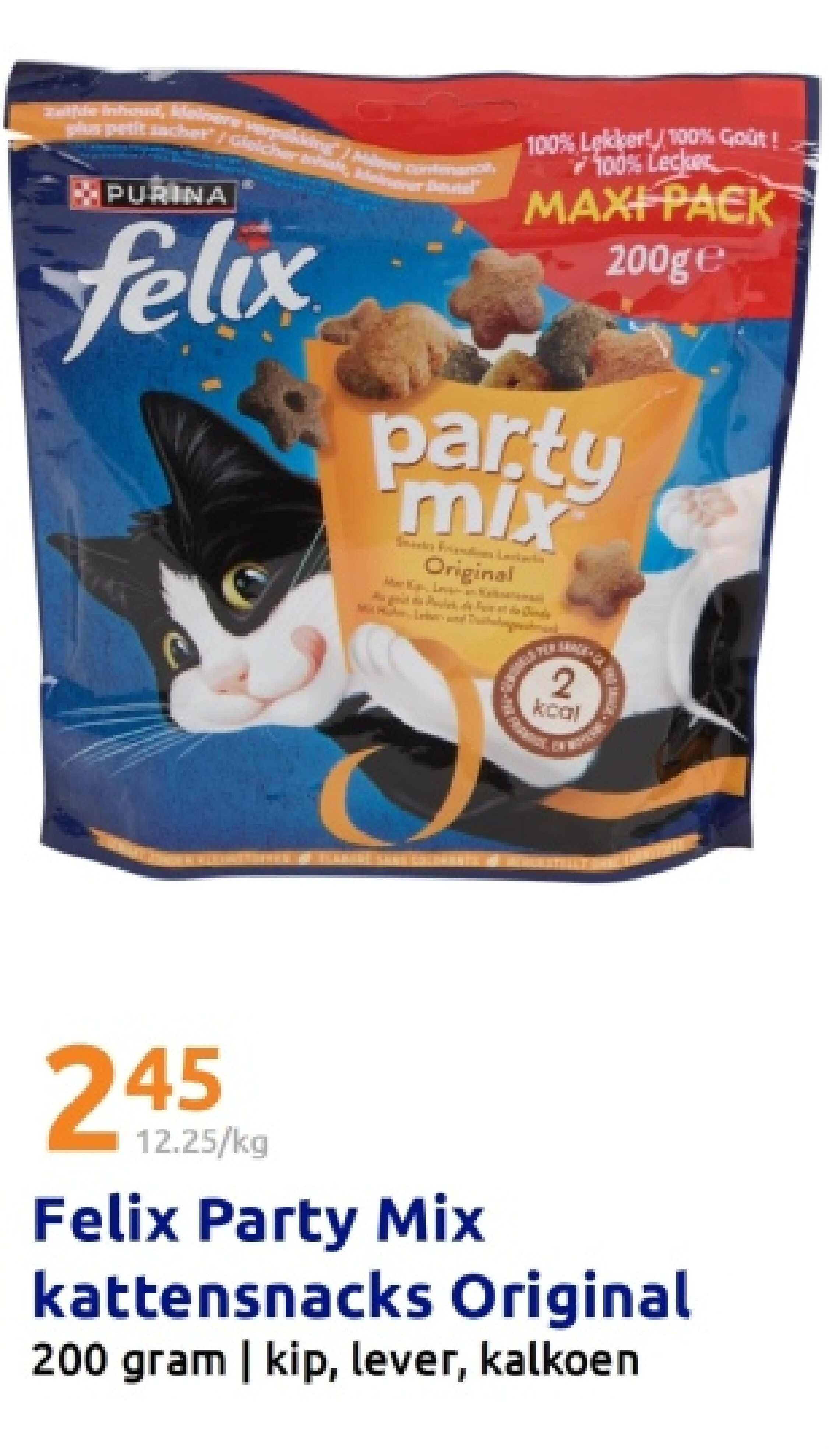 Felix Party Mix kattensnacks Original