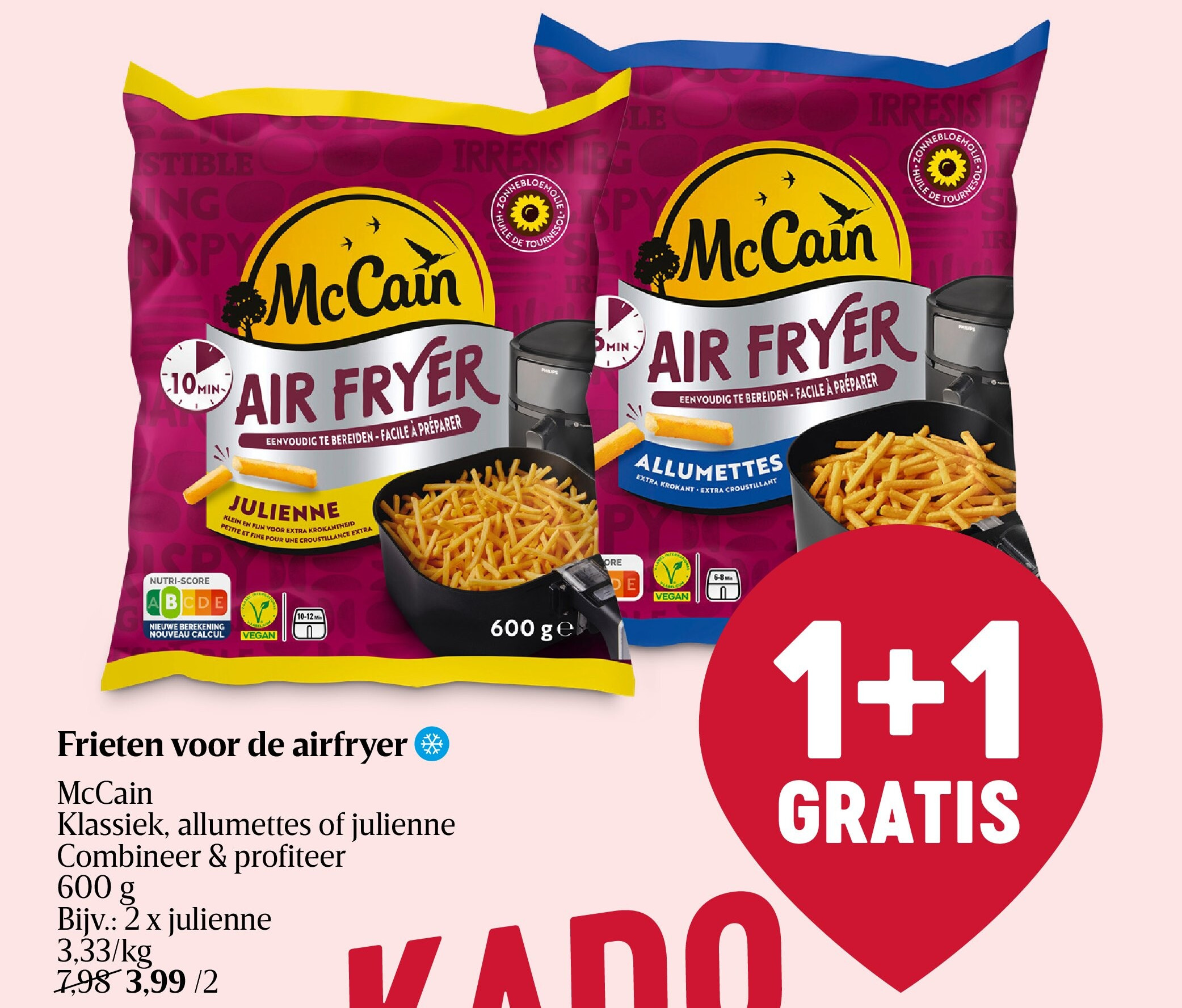 Frieten voor de airfryer