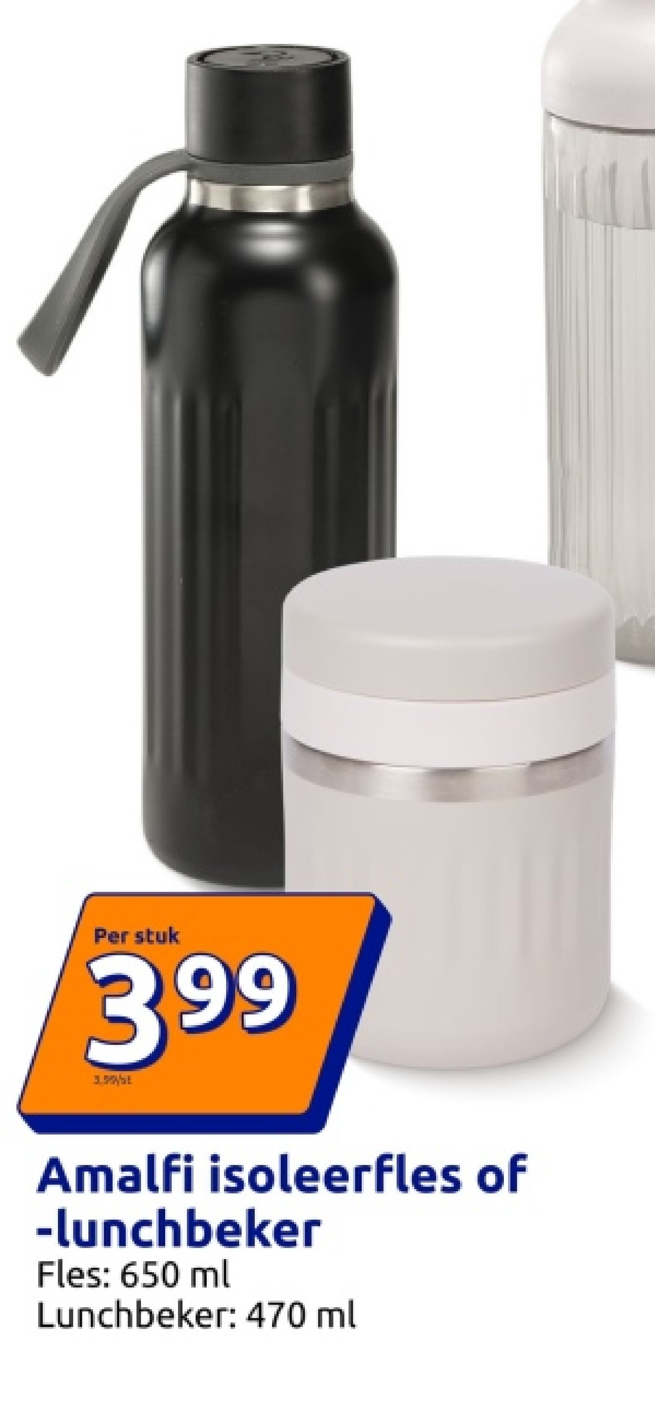 Amalfi isoleerfles of -lunchbeker