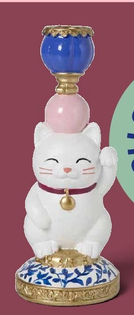 Kandelaar Lucky cat