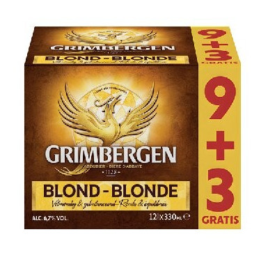 Grimbergen abdijbier 12 x 33 cl