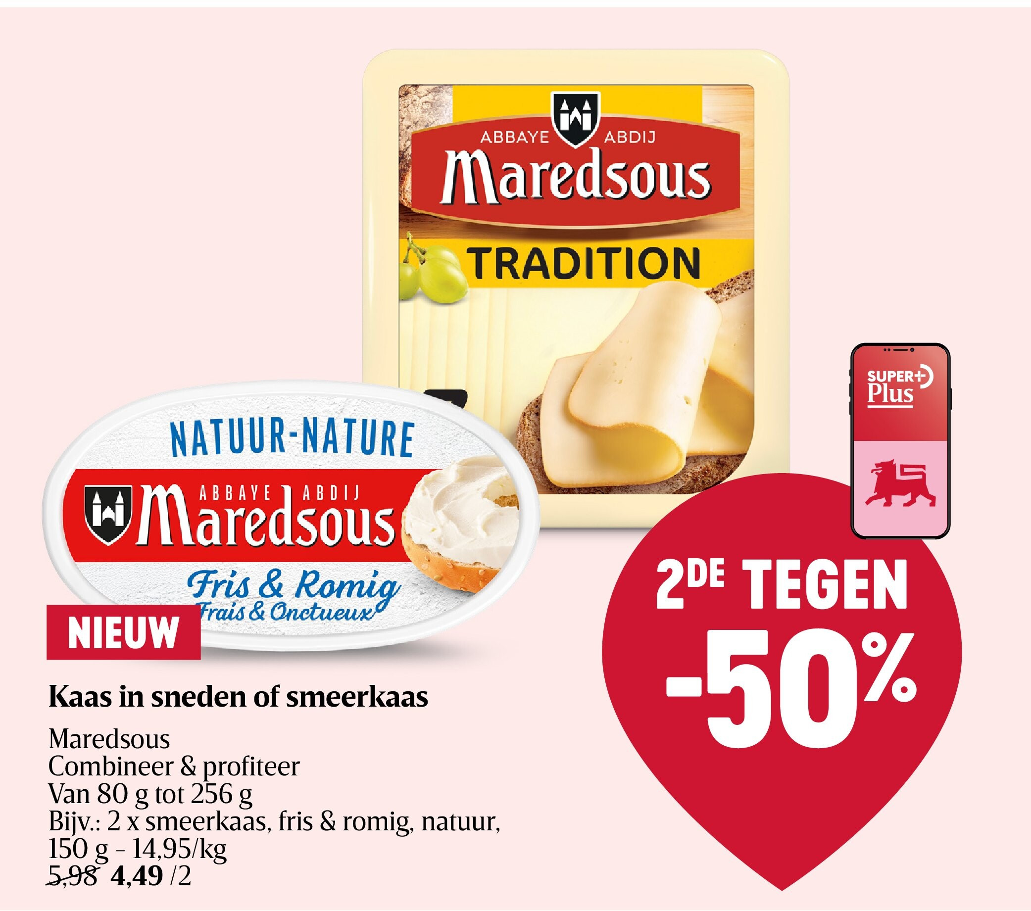 Kaas in sneden of smeerkaas