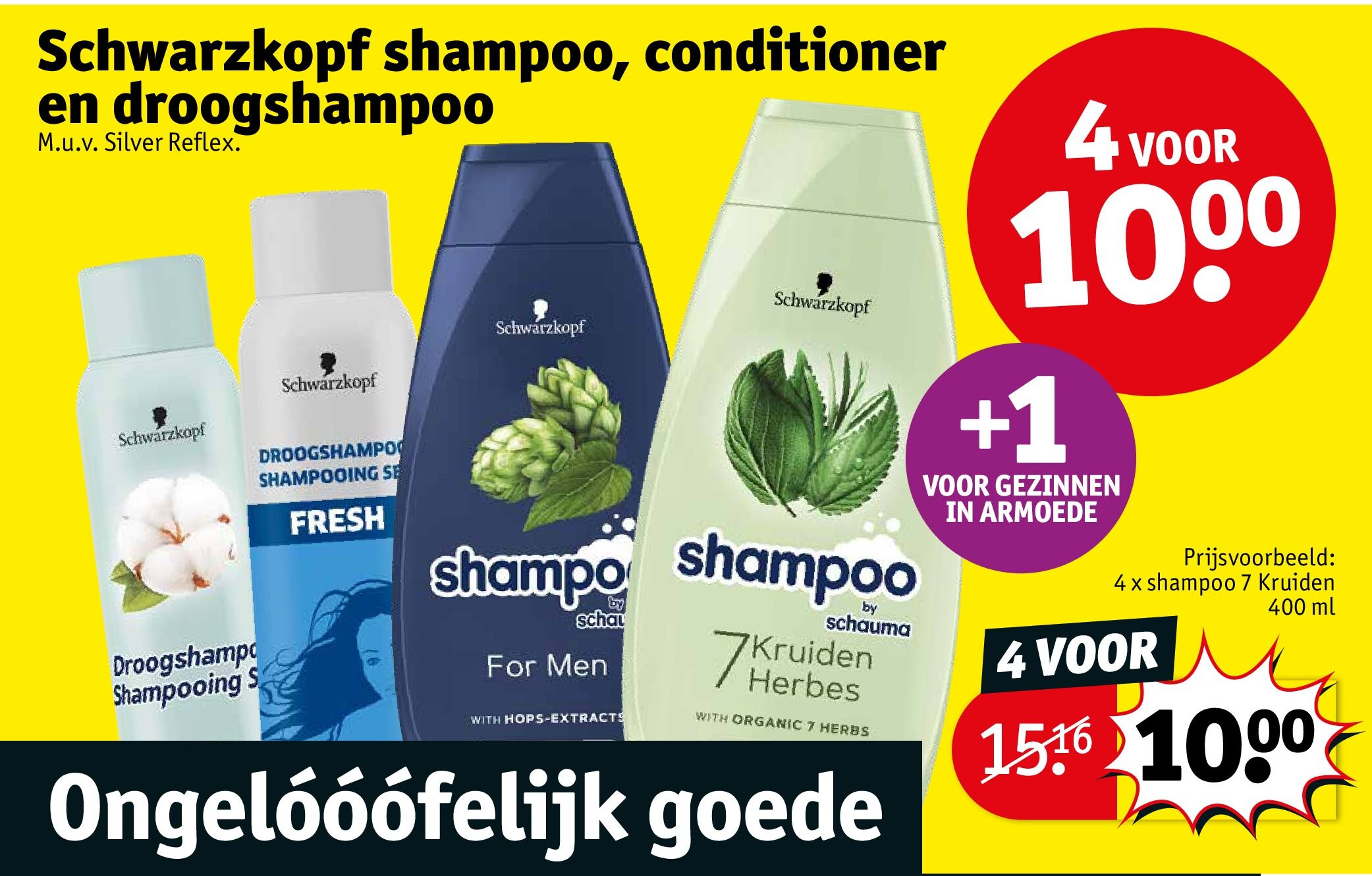 Schwarzkopf shampoo, conditioner en droogshampoo