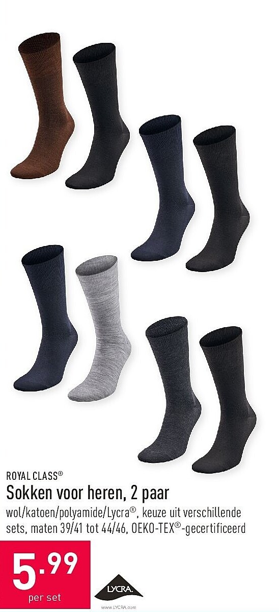 Sokken voor heren, 2 paar