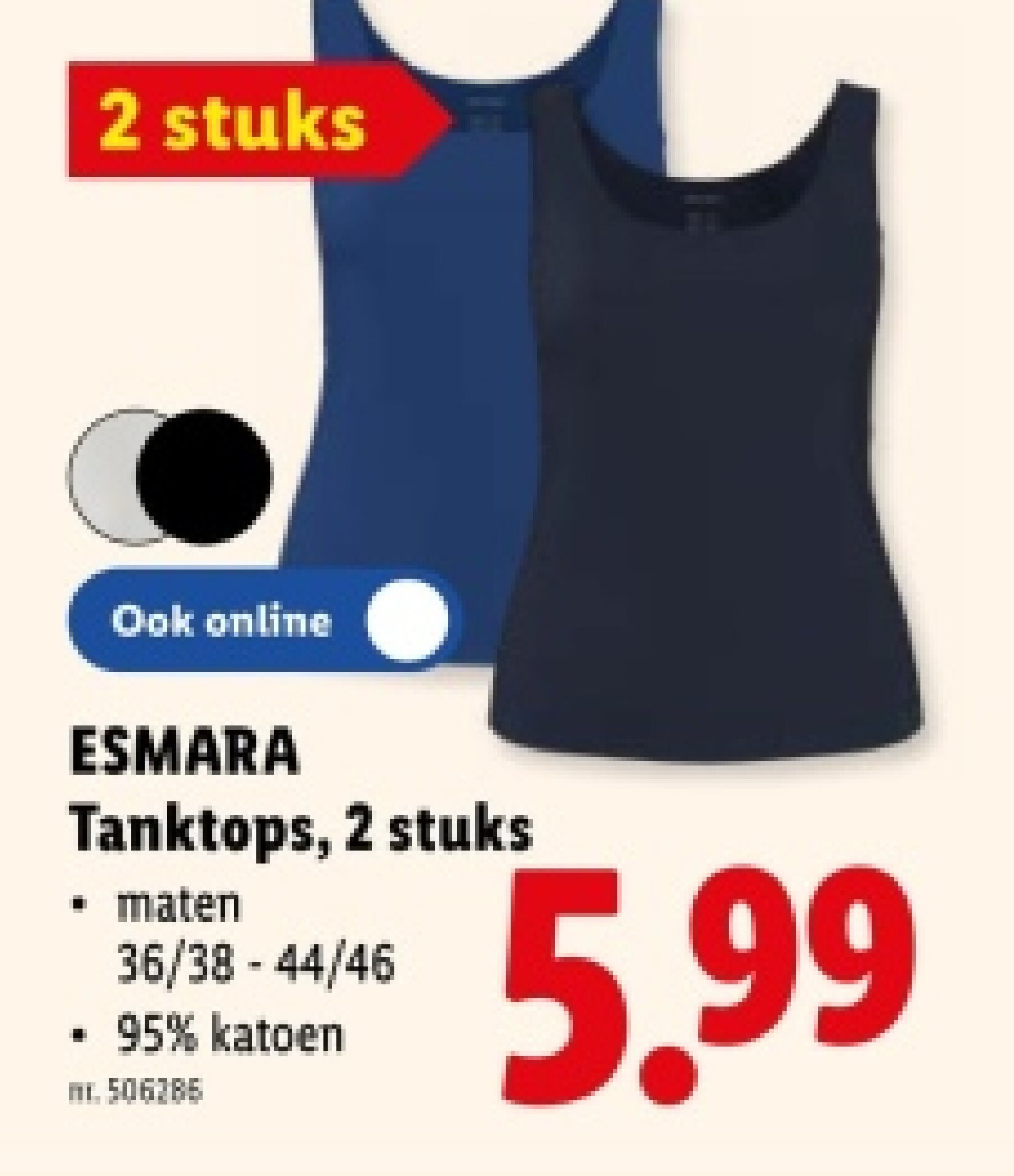 Tanktops, 2 stuks