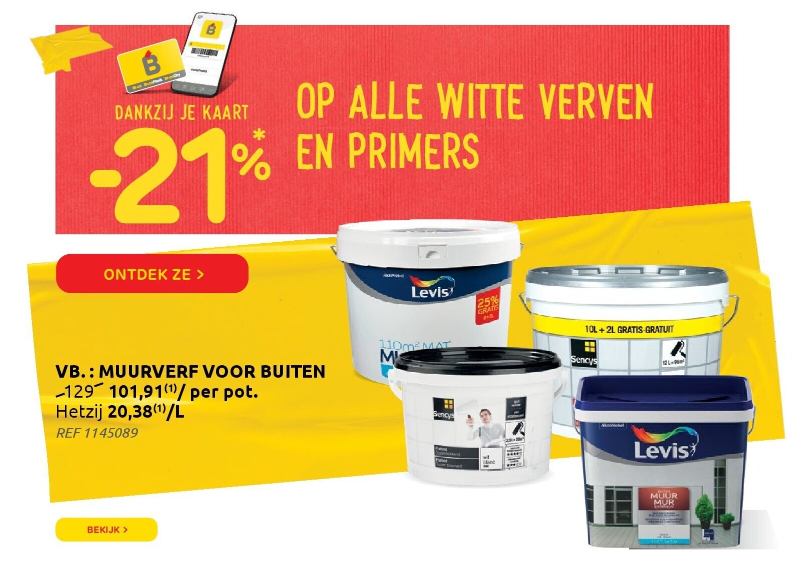 MUURVERF VOOR BUITEN