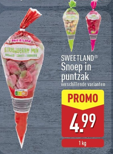 Snoep in puntzak
