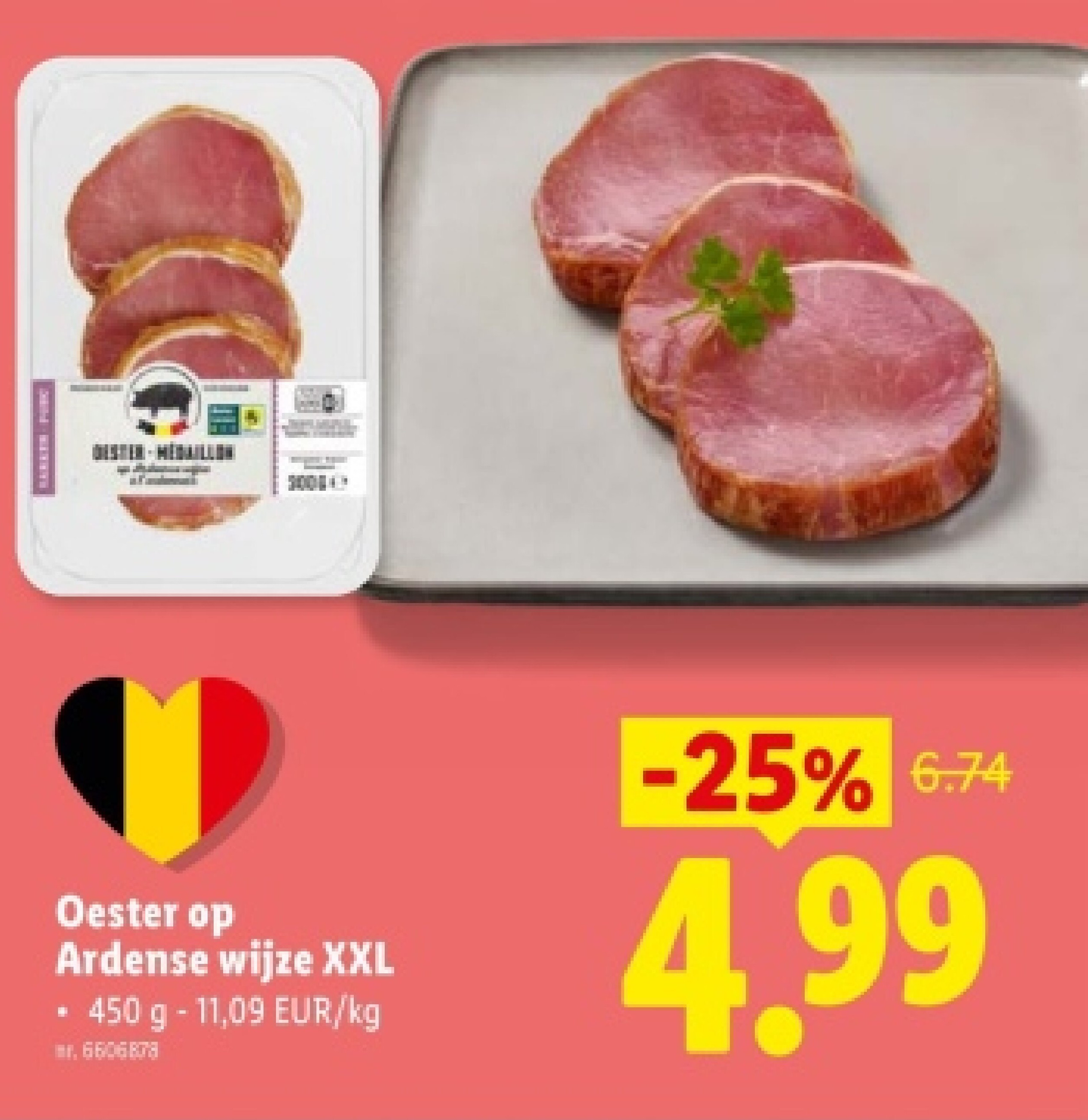 Oester op Ardense wijze XXL