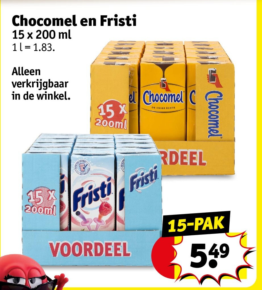 Chocomel en Fristi