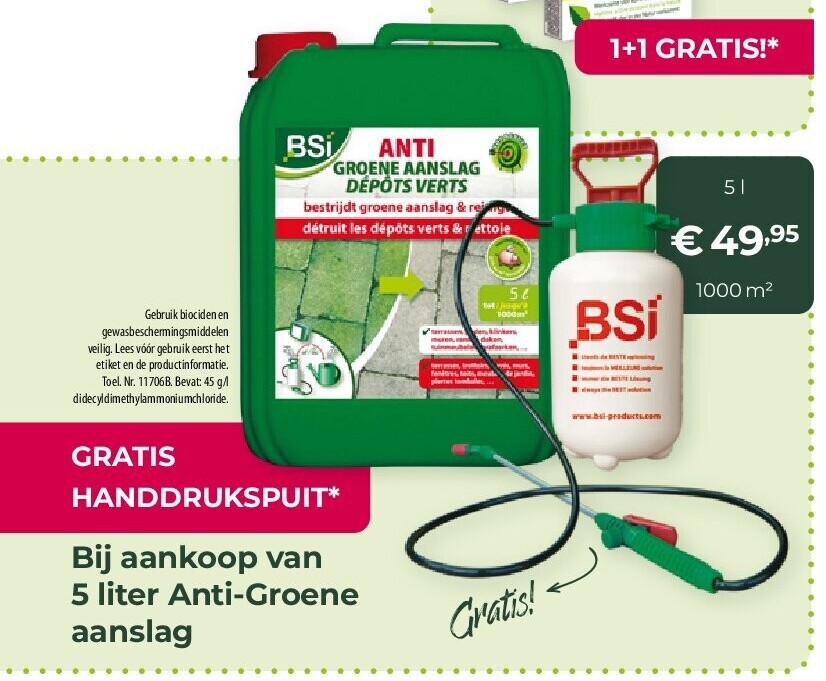 5 liter Anti-Groene aanslag