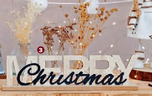 Tafelversiering Merry Christmas