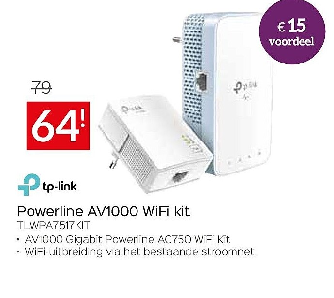 Powerline AV1000 WiFi kit
