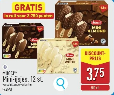 Mini-ijsjes, 12st.