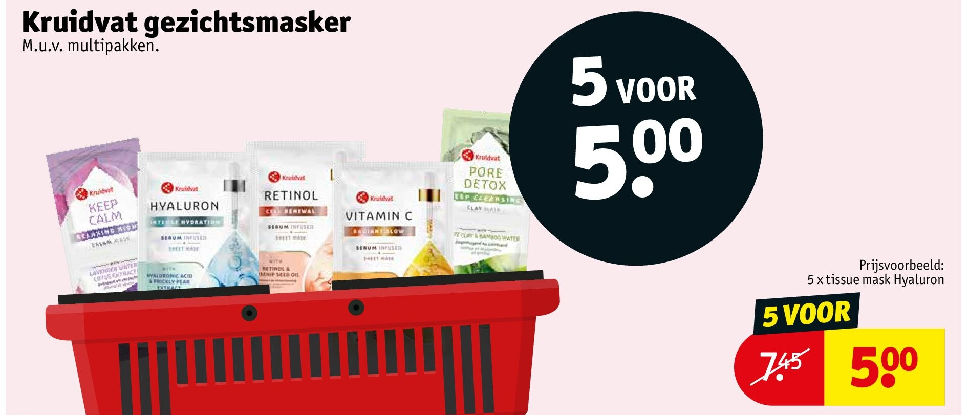 Kruidvat gezichtsmasker