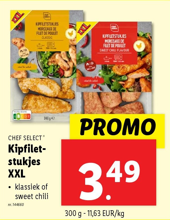 Kipfiletstukjes XXL