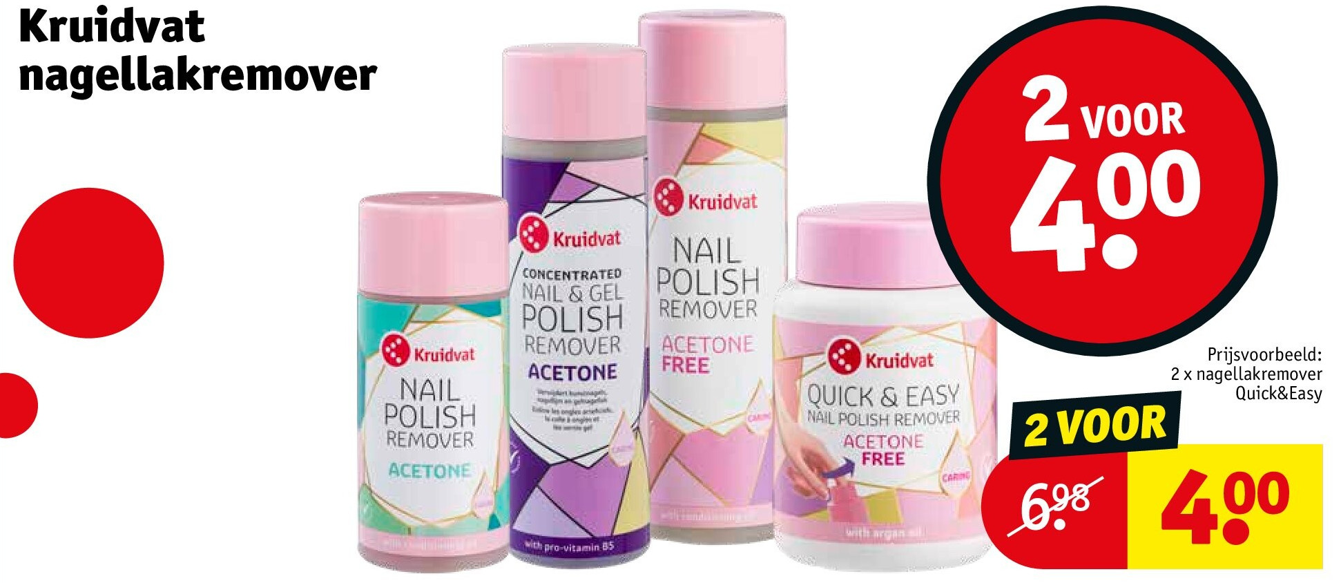 Kruidvat nagellakremover