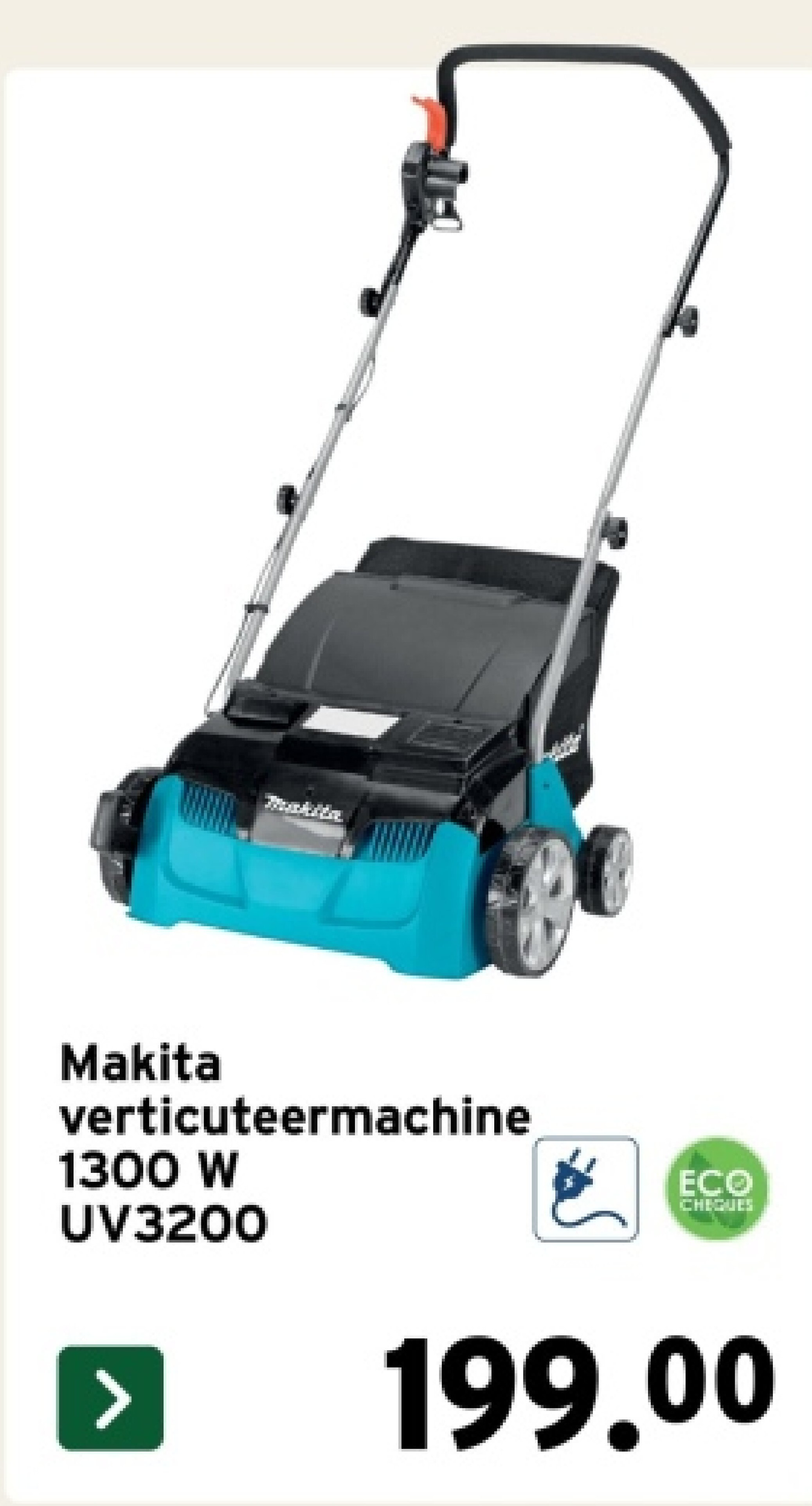 Makita verticuteermachine 1300 W UV320О