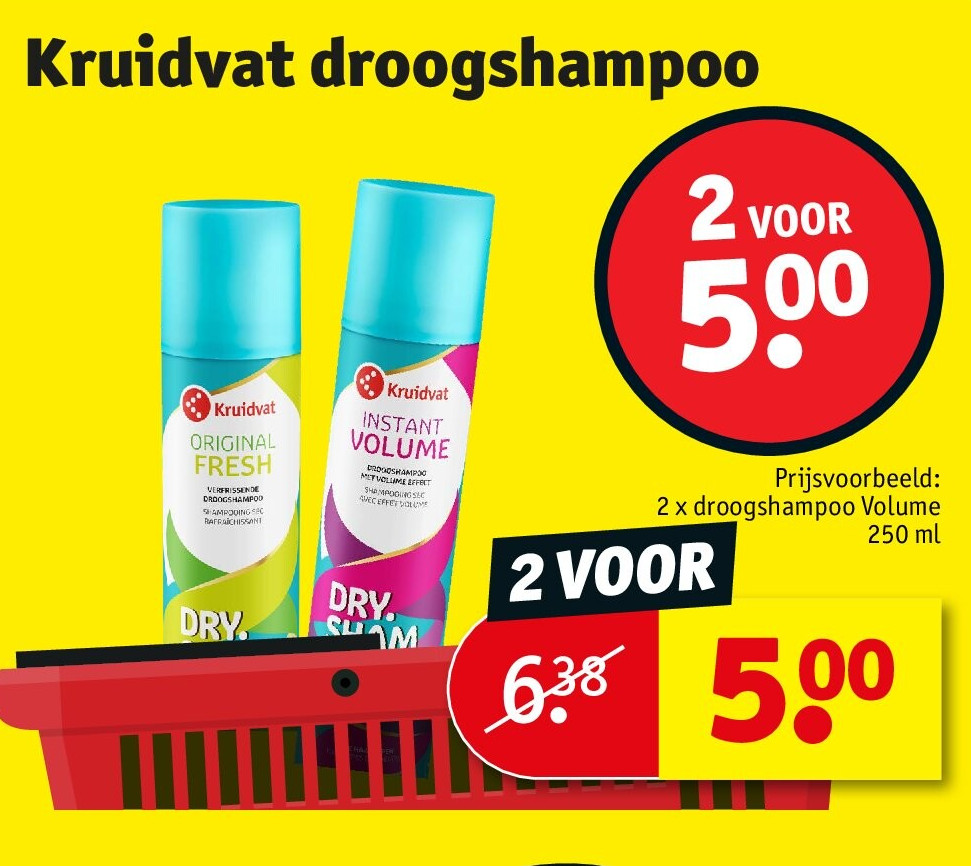 2 x droogshampoo Volume 250 ml
