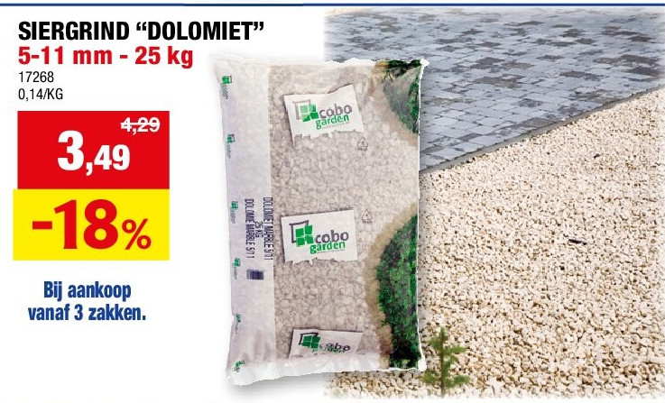 SIERGRIND “DOLOMIET” 5-11 mm - 25 kg