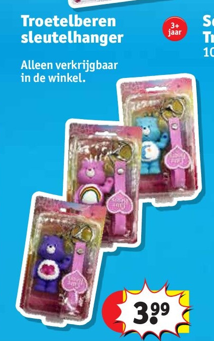 Troetelberen sleutelhanger