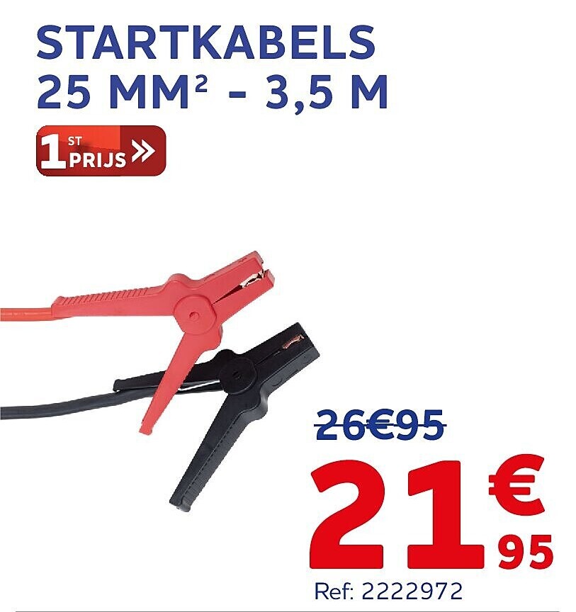 STARTKABELS 25 MM² - 3,5 M