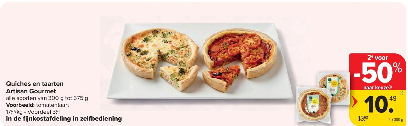 Quiches en taarten Artisan Gourmet