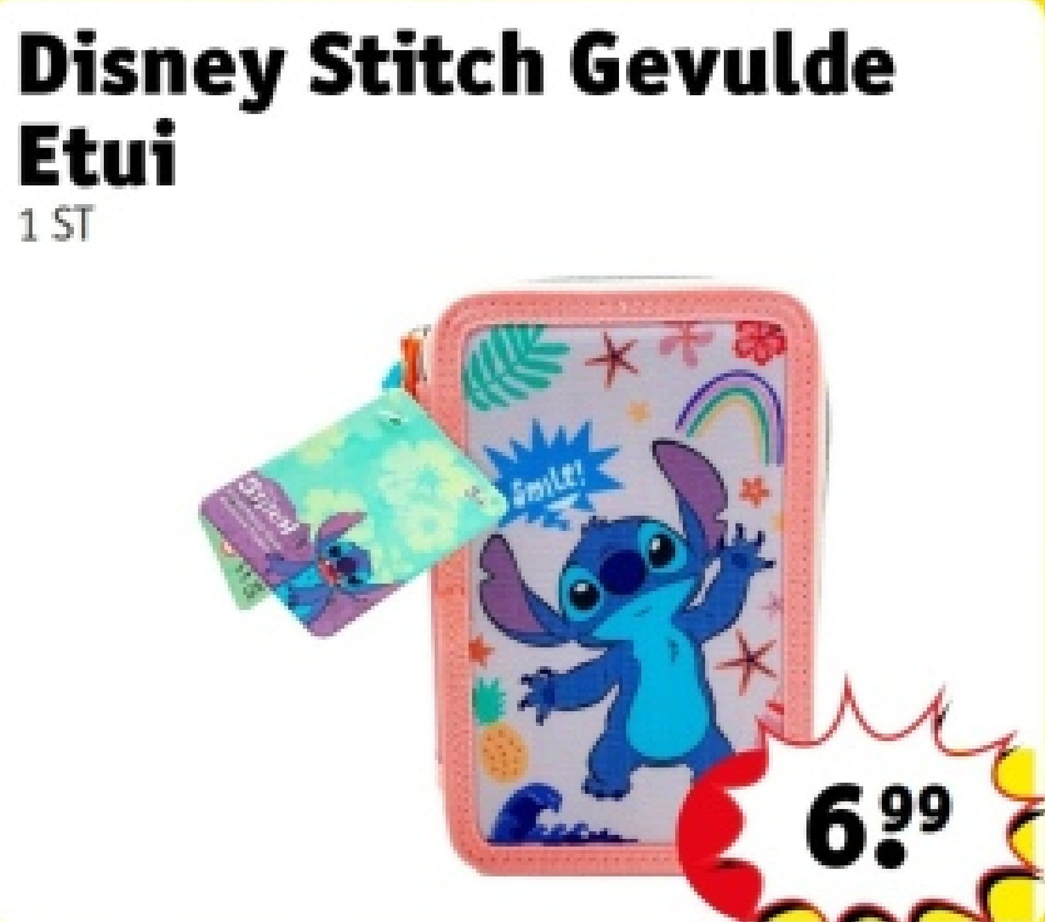 Disney Stitch Gevulde Etui