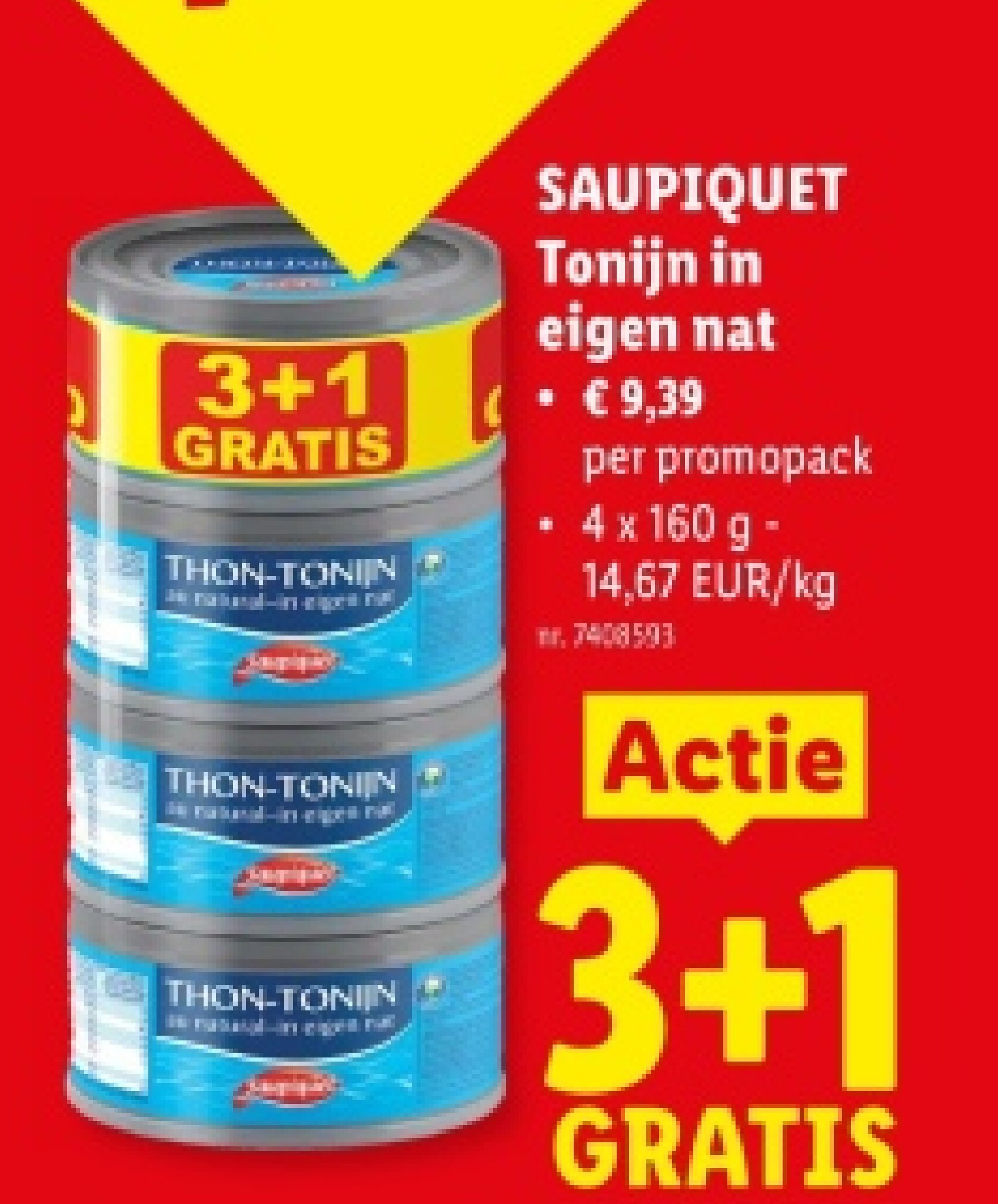 Tonijn in eigen nat