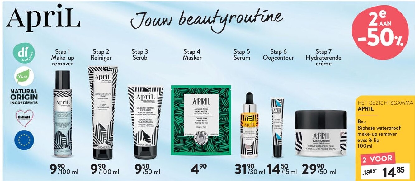 Biphase waterproof make-up remover eyes & lip 100ml