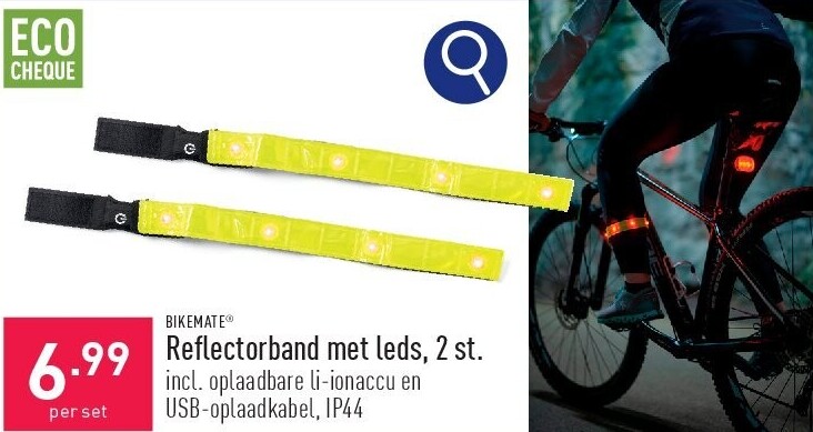 Reflectorband met leds