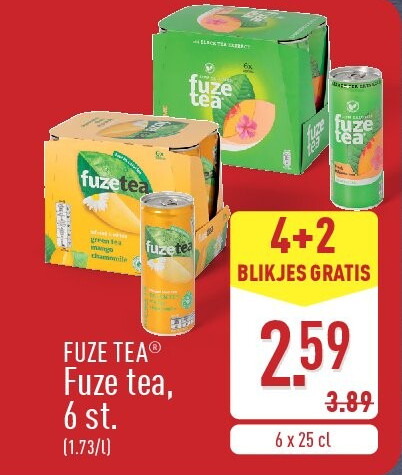 Fuze tea, 6st.