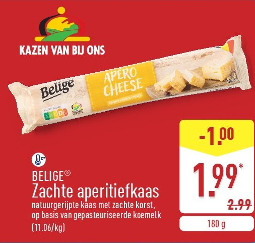 Zachte aperitiefkaas