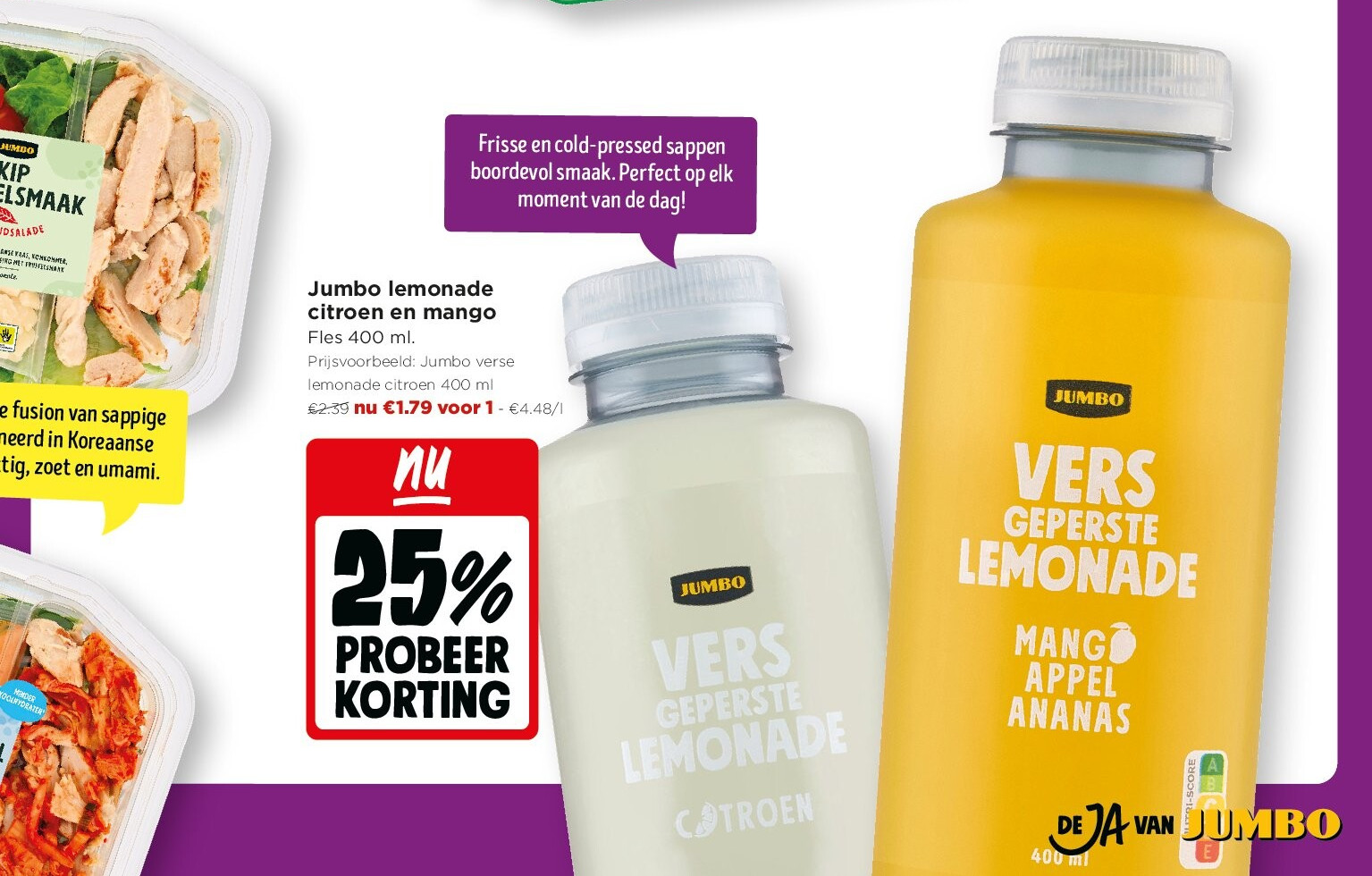 Jumbo lemonade citroen en mango