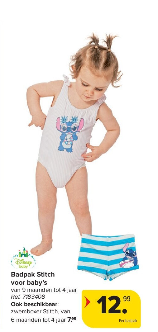 Badpak Stitch voor baby’s