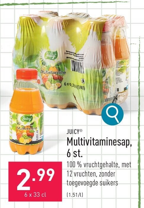 Multivitaminesap, 6 st.