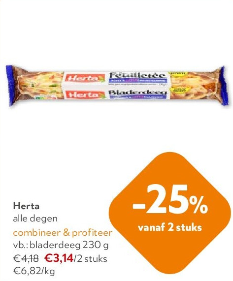 Herta bladerdeeg 230 g