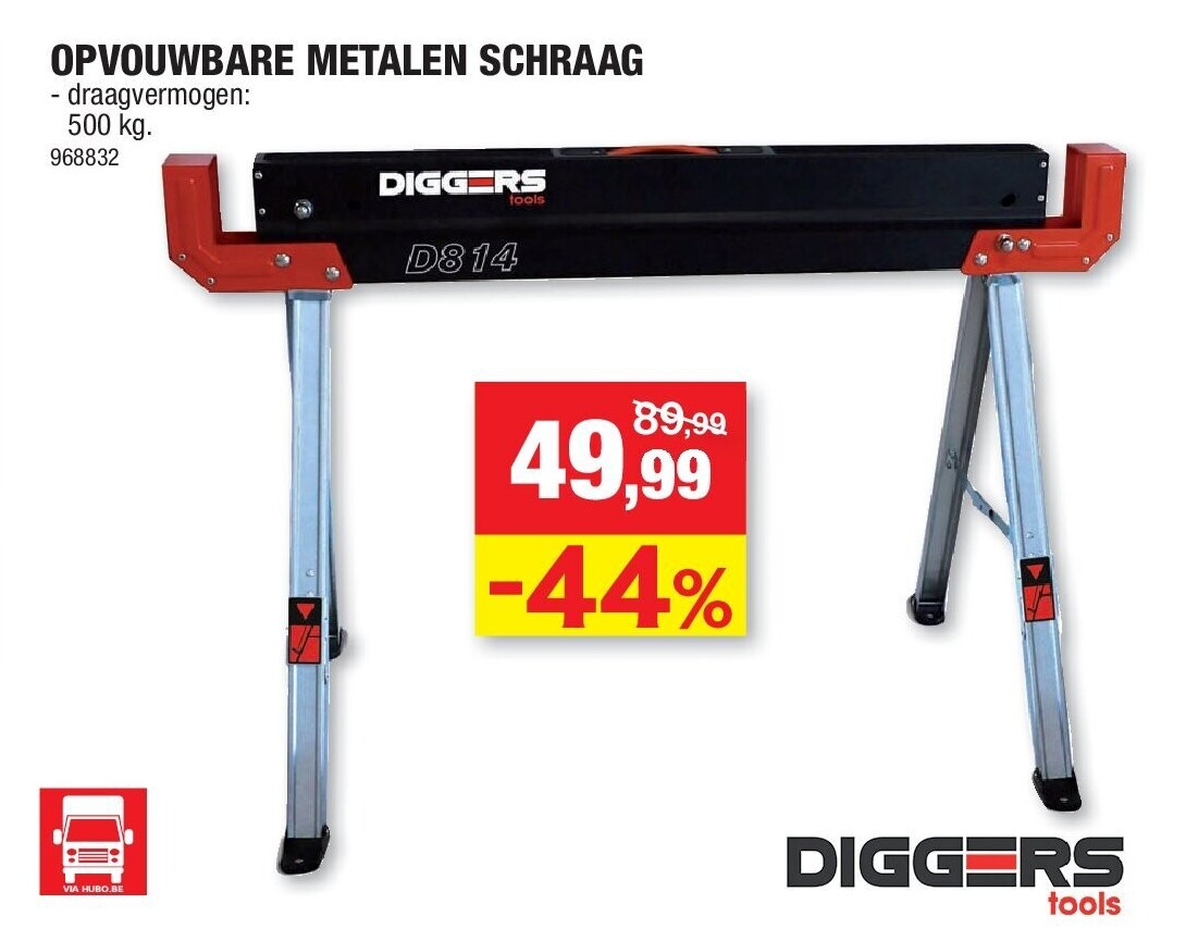 OPVOUWBARE METALEN SCHRAAG