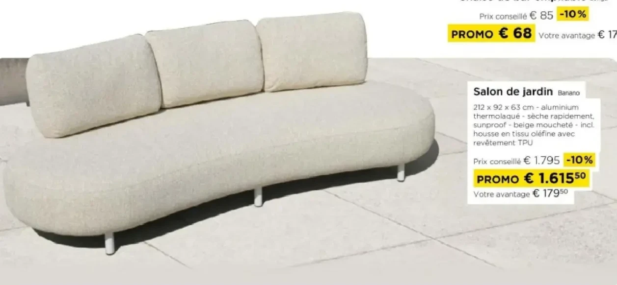 Salon de jardin Banano