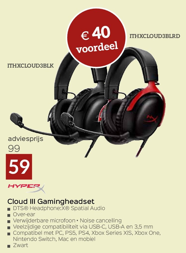 HyperX Cloud III Gamingheadset