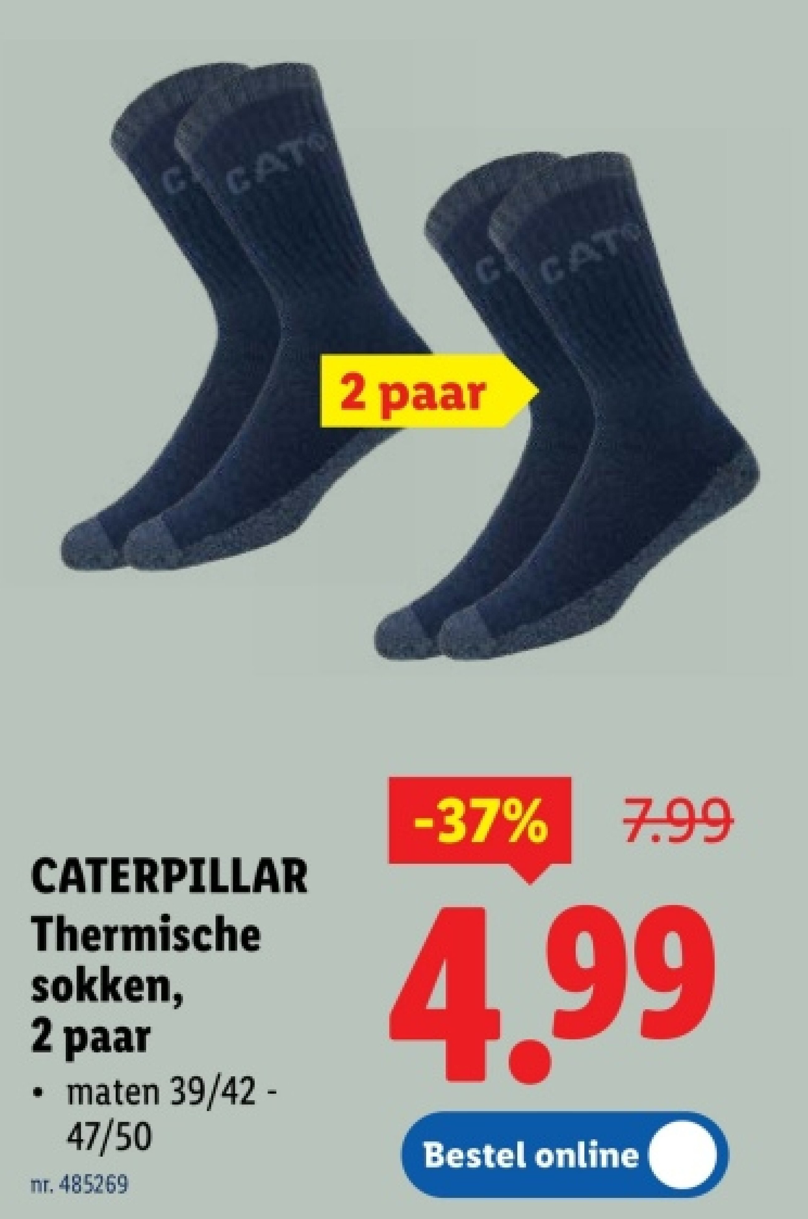 Thermische sokken, 2 paar