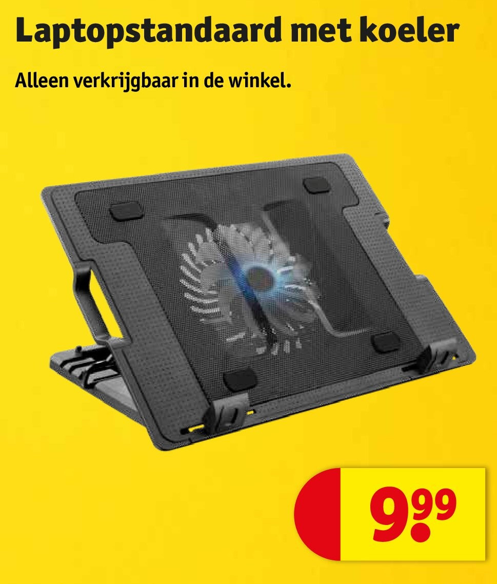 Laptopstandaard met koeler