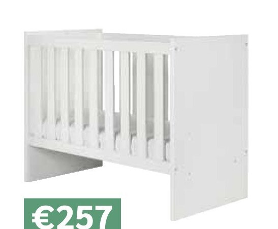 Omvormbaar babybed (B67 H97 D127)