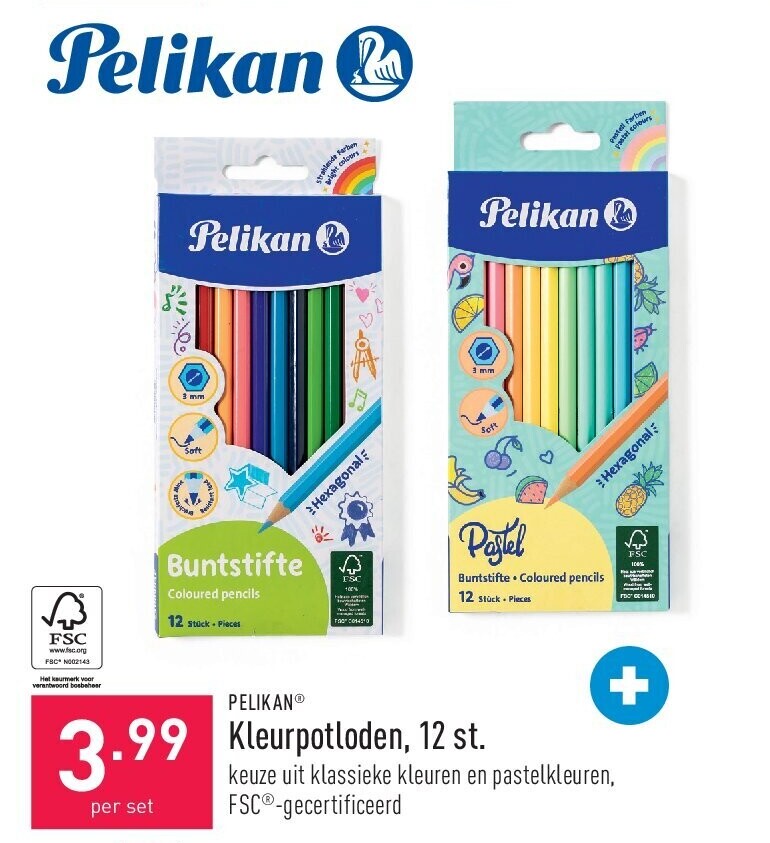 Kleurpotloden, 12 st.