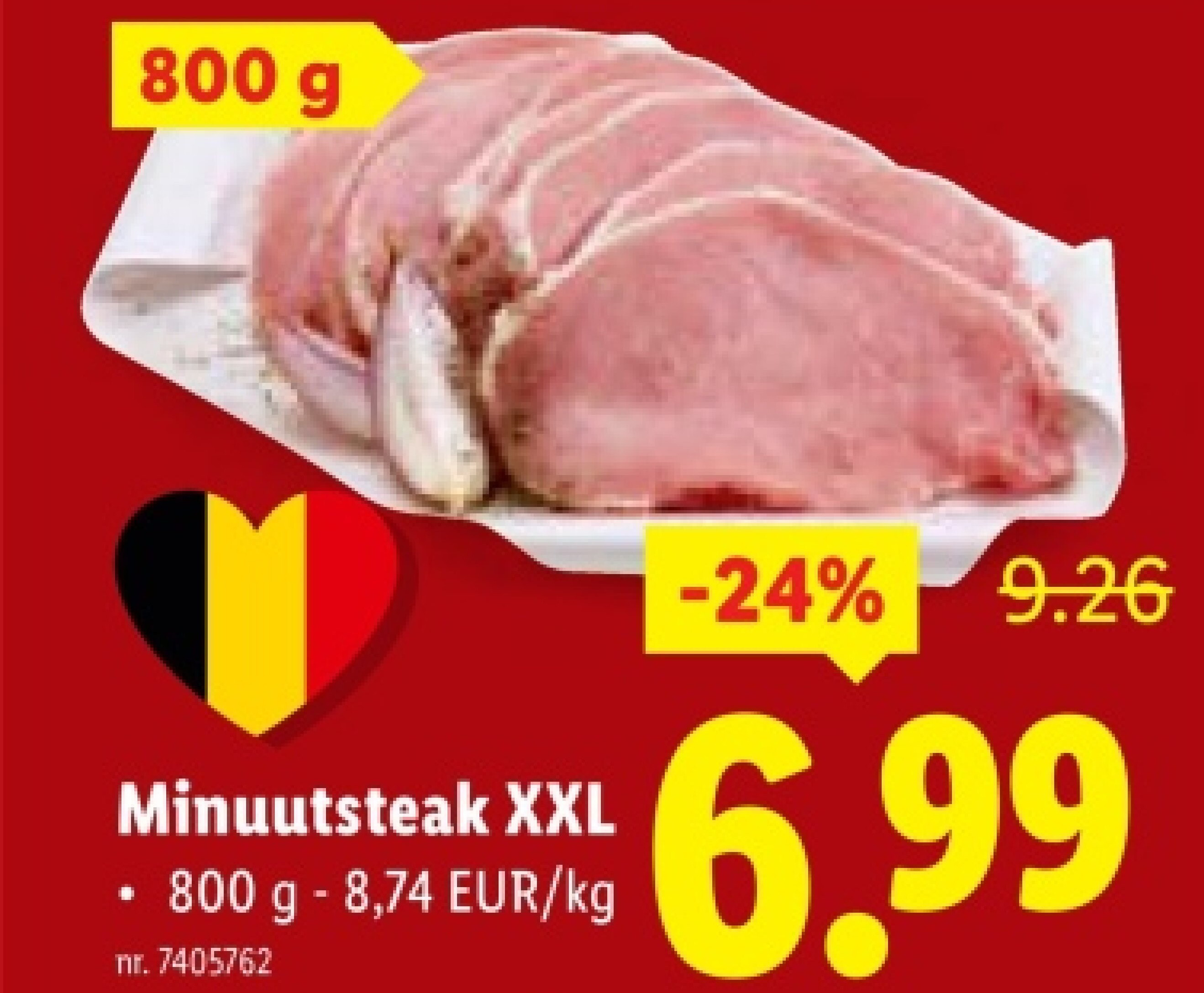 Minuutsteak XXL